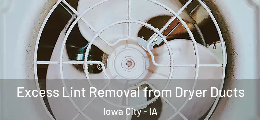  Excess Lint Removal from Dryer Ducts Iowa City - IA